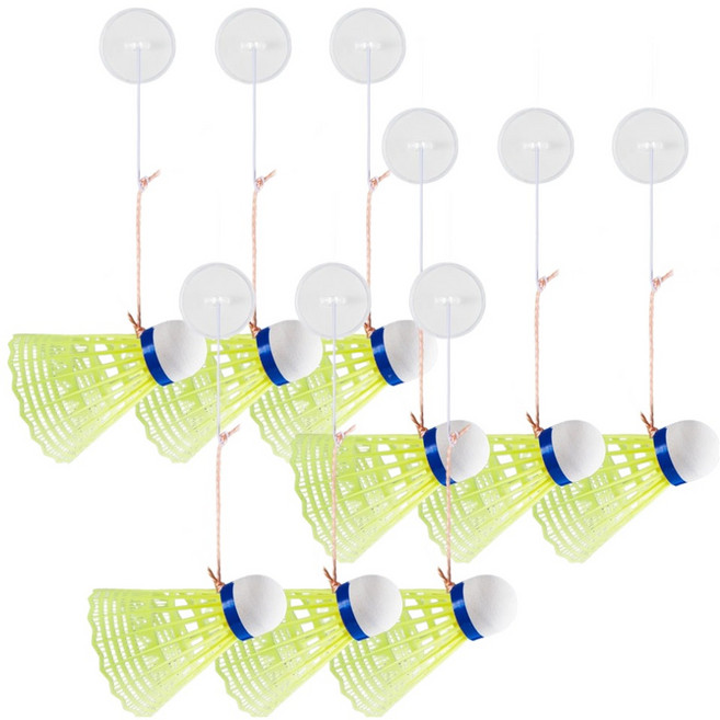 아케이바이 배드민턴 리턴콕 균형줄 3p + 탄성로프 40p + 셔틀콕 3p + 고정헤드 3p 세트, 3세트, 혼합색상, 3개입