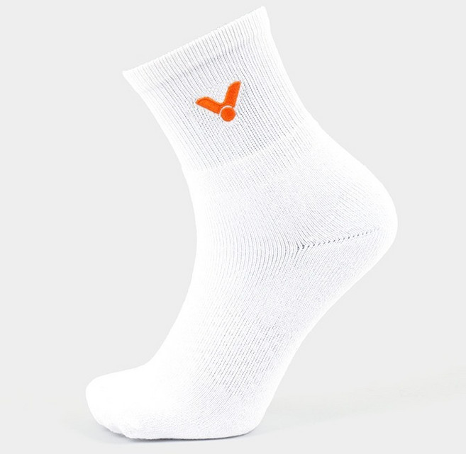 빅터 배드민턴 스포츠용 장목 양말 VT26ASC200U, 1개, Court Orange
