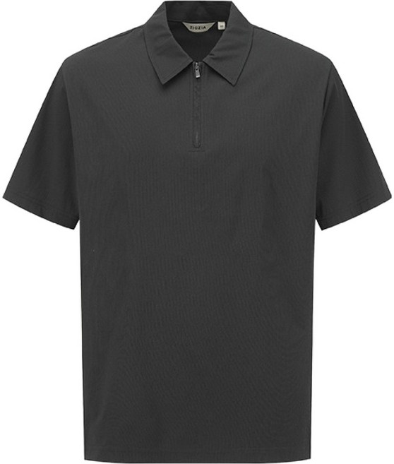 지오지아 남성용 티에리 플리츠 우븐 집업 티셔츠 AEF2TT1102