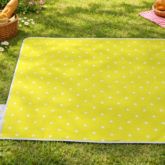 더해피 접이식 피크닉매트, 18 별 라임