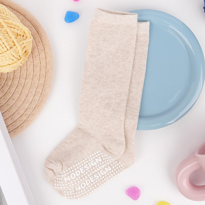 노디자인 미끄럼방지 패드 무지 니삭스 양말 2켤레