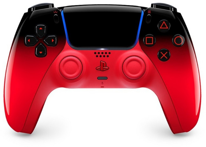 PlayStation PS5 手把 DualSense 無線控制器 極限流行系列 電音紅, 1個, CFI-ZCT2G