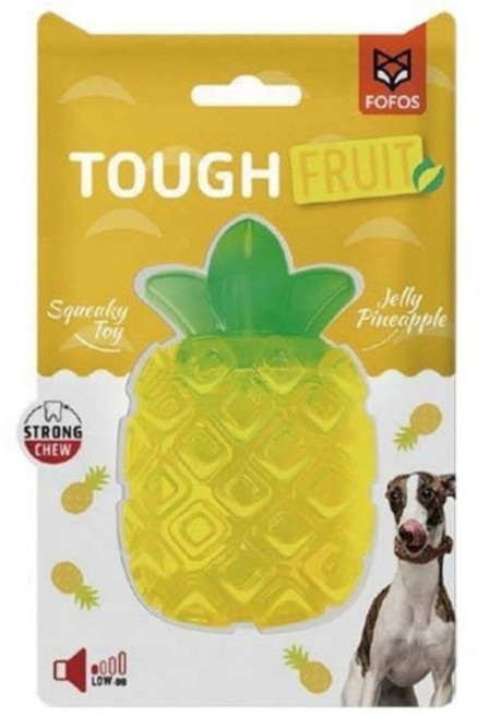 FOFOS 兩只福狸 幼犬水果口味咀嚼玩具, 鳳梨, 1個