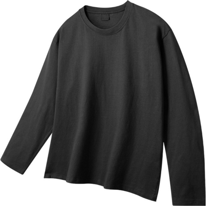 해리슨 남성용 베이직 라운드 롱슬리브 티셔츠 HA-1528 WES1049