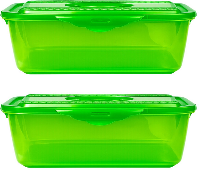 바칠레 신선 야채보관통, 2개, 2.7L