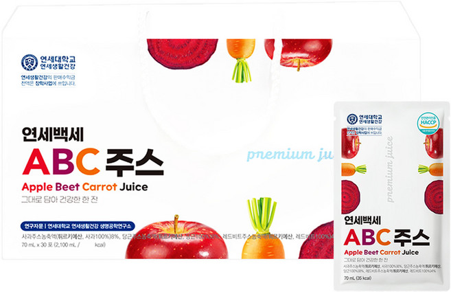 연세생활건강 연세백세 ABC 주스 30p, 2.1L, 1박스