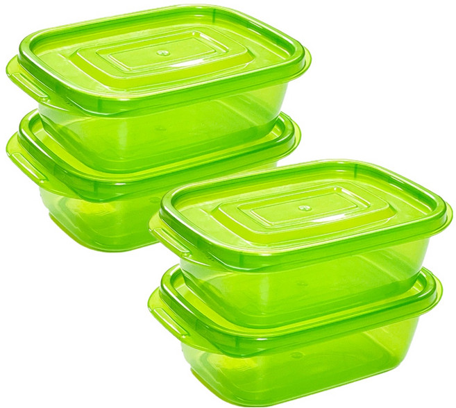 바칠레 신선 야채보관통, 4개, 300ml