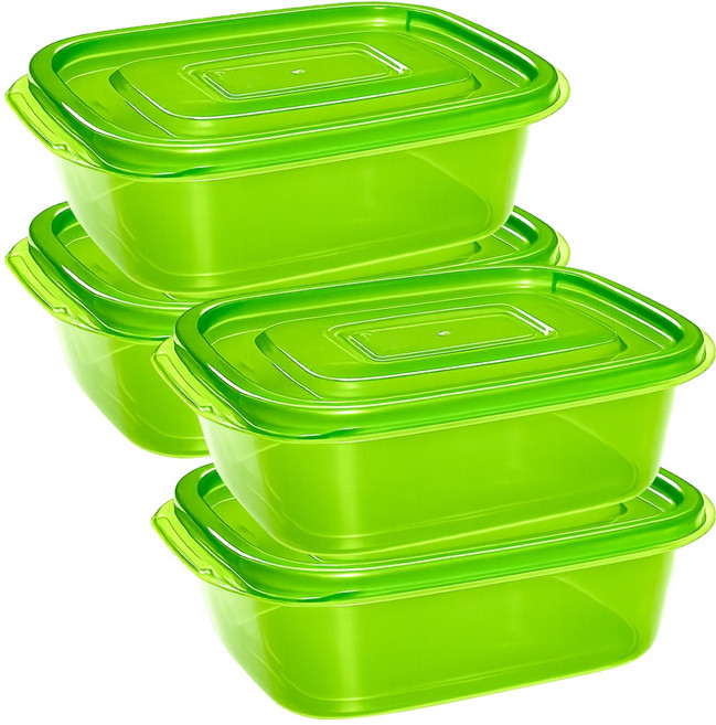 바칠레 신선 야채보관통, 4개, 500ml