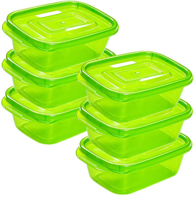 바칠레 신선 야채보관통, 6개, 300ml