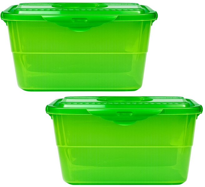 바칠레 신선 야채보관통, 2개, 2.6L