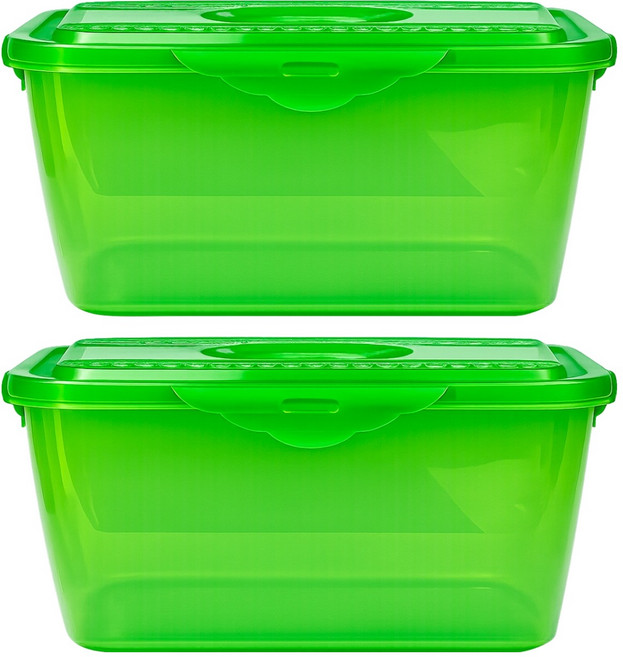 바칠레 신선 야채보관통, 2개, 3.6L