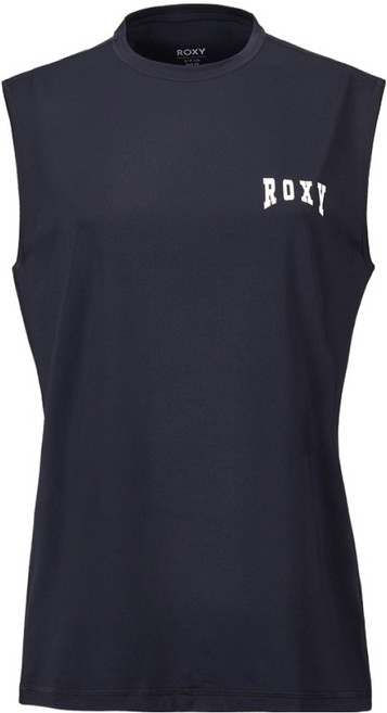 록시 여성용 빈티지 프린팅 래쉬가드 상의 RE21RE290BLK