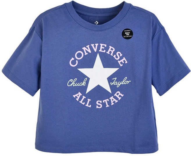 컨버스 걸척패치 반팔 티셔츠