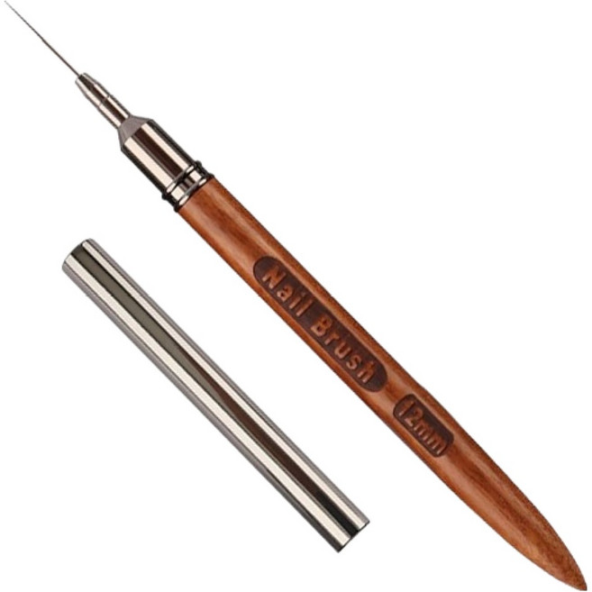 퍼니네일 라인 브러쉬 KN-B3097, 1개, 혼합색상