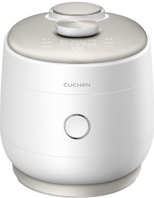 쿠첸 듀얼프로 2.1기압 프리미엄 121 올스테인리스 IH 전기 압력밥솥 6인용, 화이트, CRT-SPD0680SEW