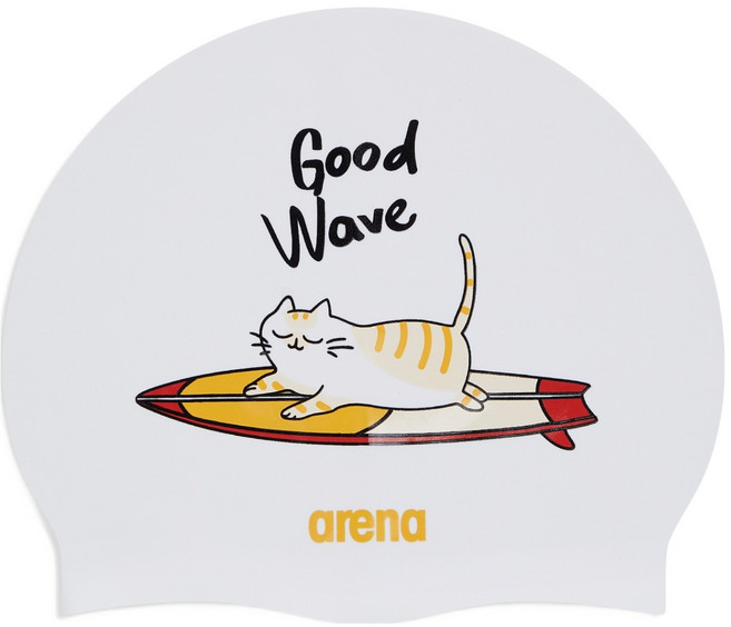 아레나 서핑냥 실리콘수모 A6AC1AC04, 1개, WHITE