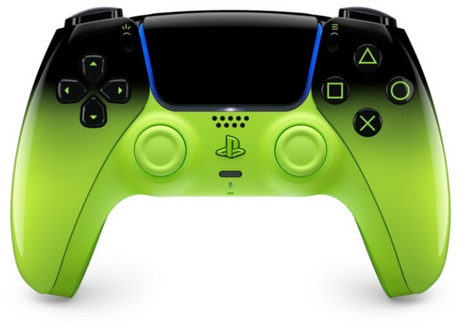 PlayStation 極限流行系列 DualSense 無線控制器 混音綠 PS5適用, 1個, CFI-ZCT2G