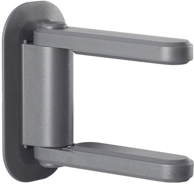 디펜즈만 현관문 방문 이중잠금 안전고리 잠금장치, 그레이, 1개