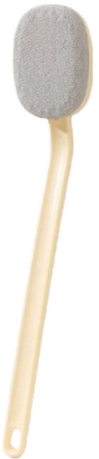 원이네 롱핸들 밀착 등케어 샤워 브러시, 베이지, 1개, 1개입