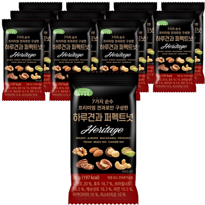 하루견과 퍼펙트 360g 12p, 1개 - 쿠팡