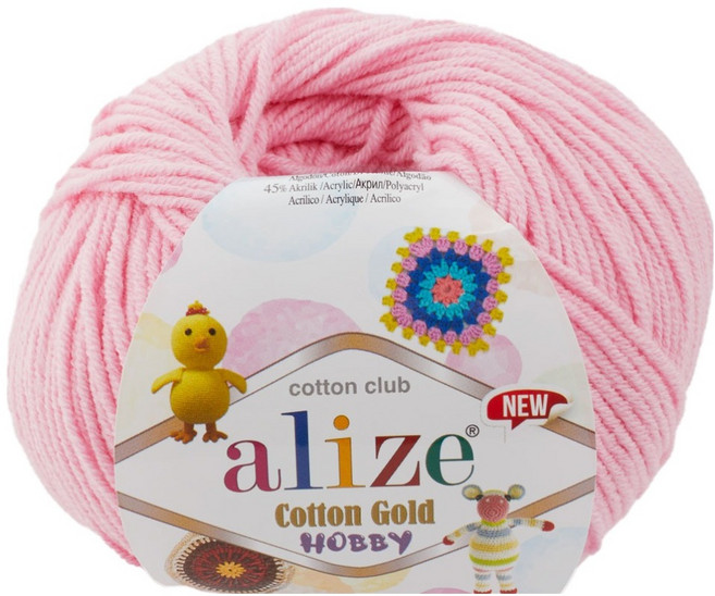 알리제 면혼방 코튼 골드 하비 뜨개실 50g 165m, 518, 1개