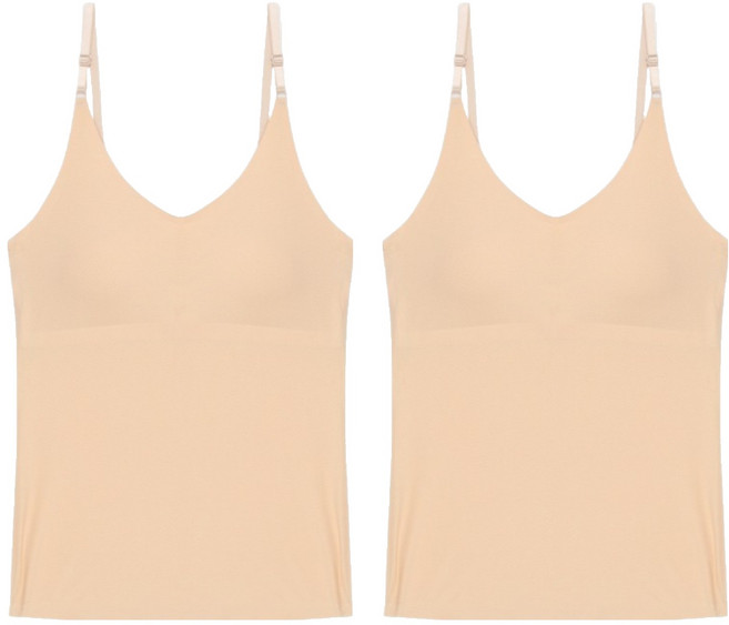 소소미도 심리스 메쉬 캡내장 브라탑나시 2p