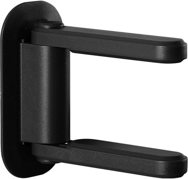 디펜즈만 현관문 방문 이중잠금 안전고리 잠금장치, 블랙, 1개