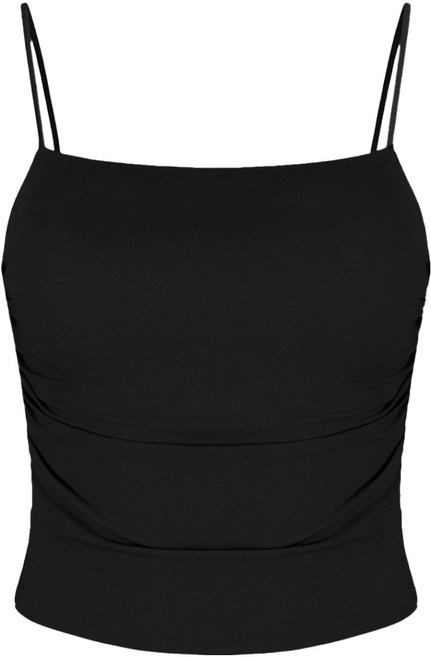 부루앤쥬디 여성용 사이드 셔링 슬림핏 캡 나시 BOSFTK501B