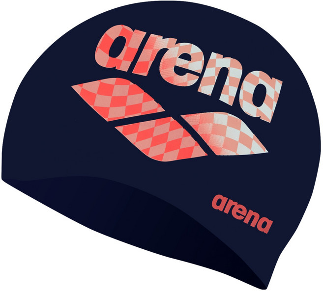 아레나 플래그 실리콘수모 A6AC1AC07, 1개, NAVY