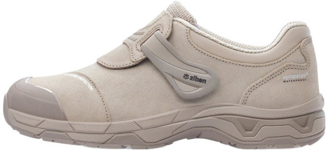 지벤 가벼운 밸크로 방수 논슬립 작업화 ZB-251, 샌드, 1개