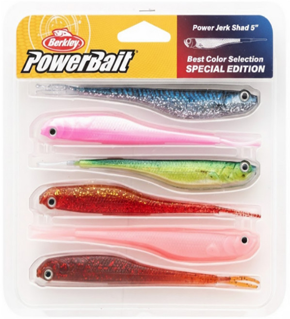 버클리 파워 저크쉐드 5 스페셜 패키지 루어 13cm 6종 세트