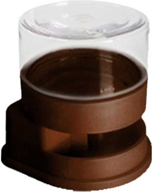 두렙 도마뱀 자동 급수기 소형, 1개, 브라운