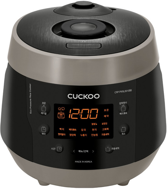 쿠쿠 전기압력밥솥 6인용, 블랙, CRP-PKNL0610BB