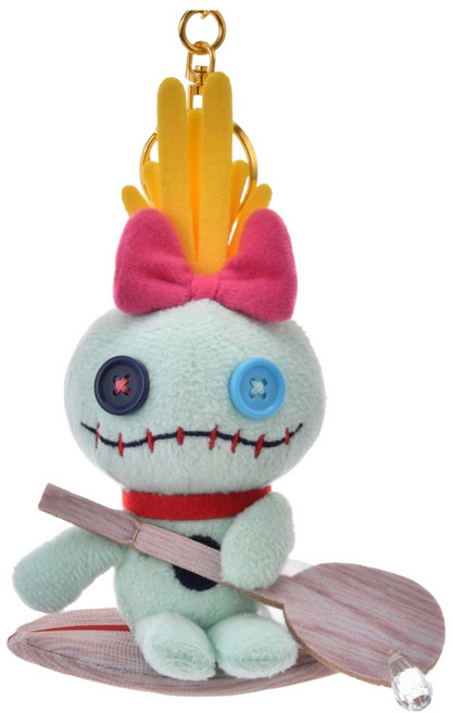디즈니스토어 릴로앤스티치 스크럼프 플러시 키링 312Q325J009, 혼합색상, 1개, 15cm