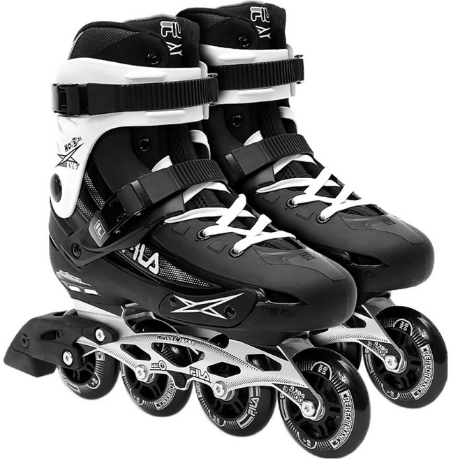 휠라 HOUDINI EVO SLALOM 인라인스케이트, 블랙화이트, 1개