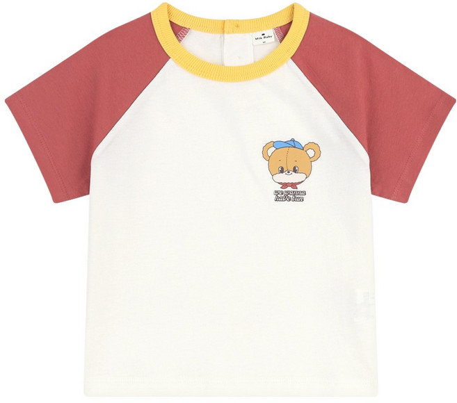 MilkBaby 나는야 멋쟁이 곰돌이 티셔츠