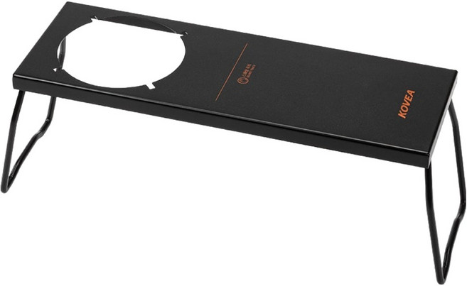 코베아 캠프1 하프 플레이트 테이블, 블랙