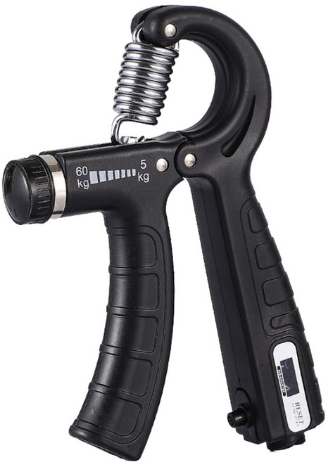 씨엠원 간편한 조절식 스프링 악력기, 블랙, 1개