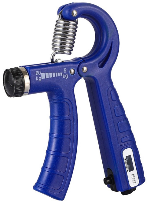 씨엠원 간편한 조절식 스프링 악력기, 블루, 1개