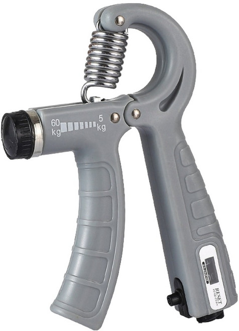 씨엠원 간편한 조절식 스프링 악력기, 그레이, 1개