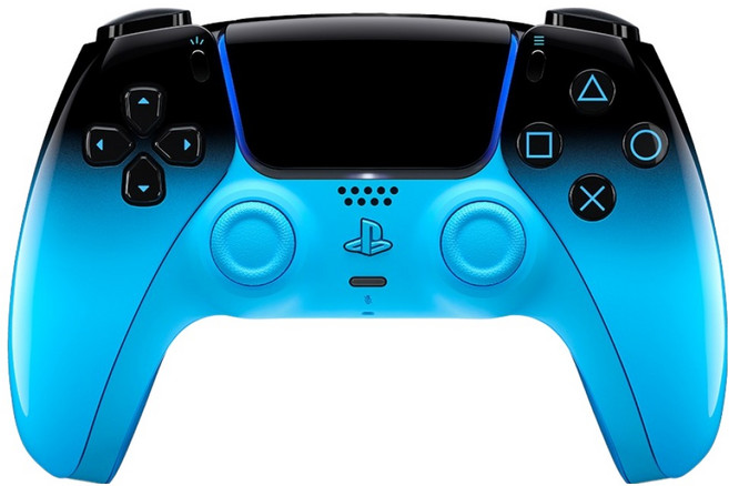 플레이스테이션 5 듀얼센스 무선 컨트롤러, 1개, 리듬 블루
