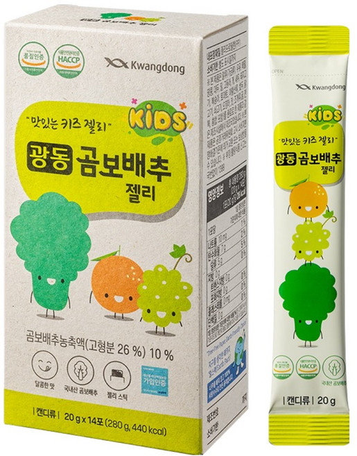 광동제약 곰보배추젤리, 1개, 280g, 달콤한 맛