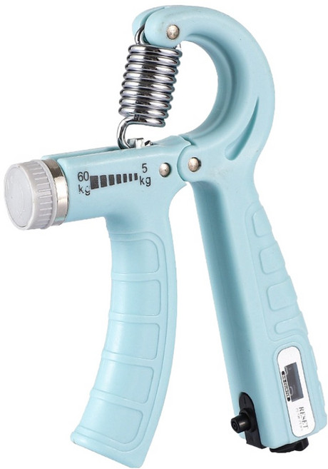 씨엠원 간편한 조절식 스프링 악력기, 스카이블루, 1개