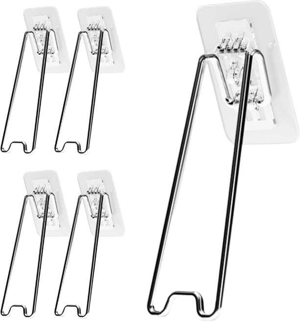 비아토리 사진 액자 받침 거치대 소형 13cm, 실버, 5개