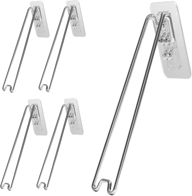 비아토리 사진 액자 받침 거치대 중형 18cm, 실버, 5개