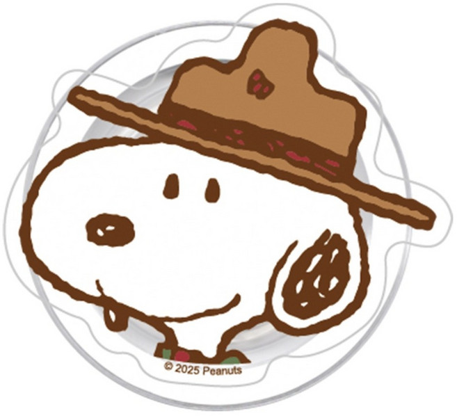 PEANUTS 史努比 磁吸氣囊手機支架, 小咖帽, 1個