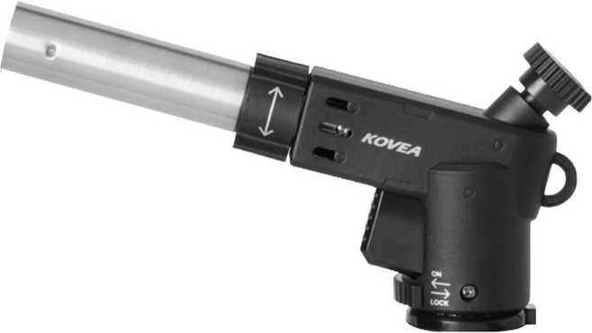 코베아 블랙쉐프원 가스토치 KGT-2403, 블랙, 1개