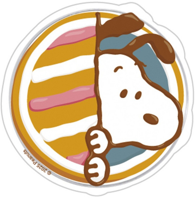 PEANUTS 史努比 磁吸氣囊手機支架, 餅乾, 1個