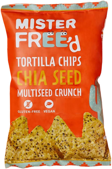 미스터프리드 비건 글루텐 프리 또띠아칩 치아씨드, 135g, 1개