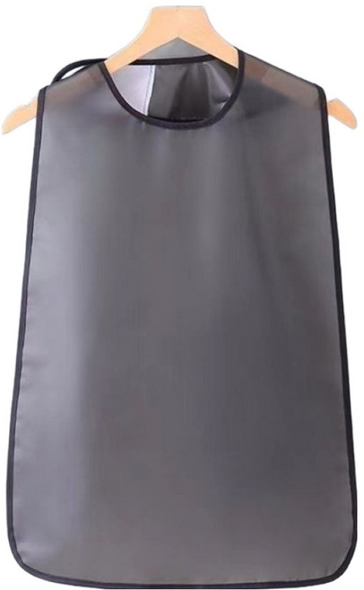 다퍼남 TPU 방수 턱받이, 블랙, 1개